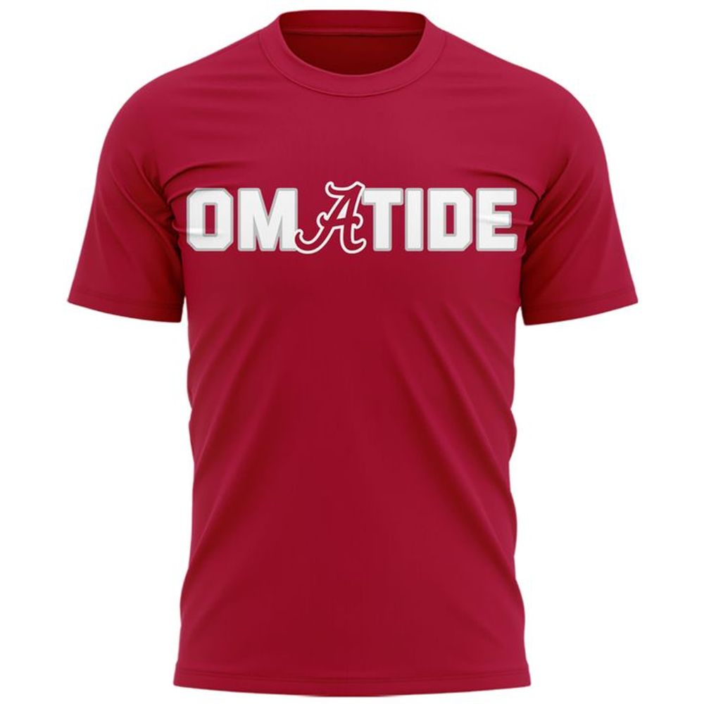 Alabama Crimson Tide 2026 Baseball College World Series "OmaTide" Shirt - Red - Playzoneprime