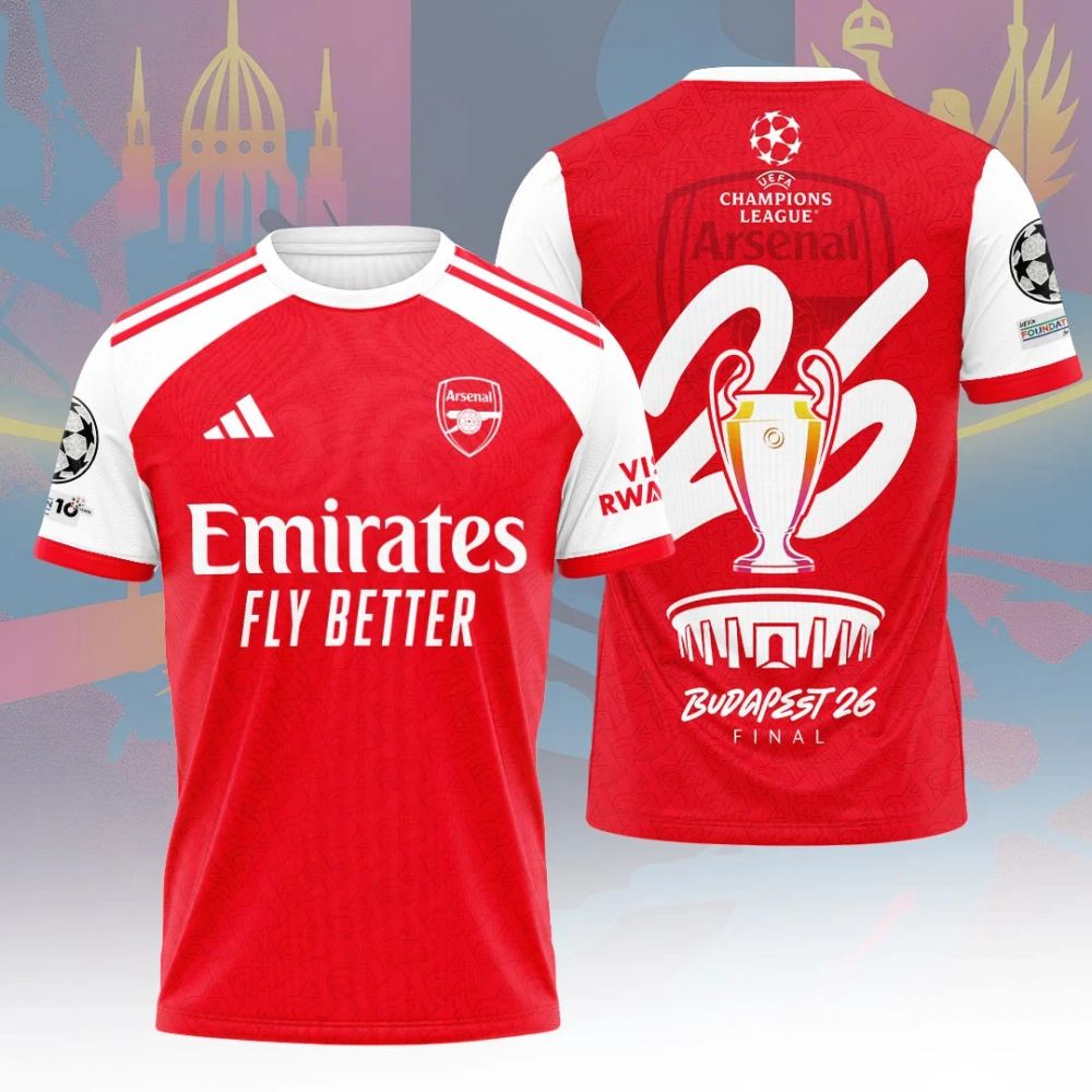 Arsenal Champions League Final 2026 Limited Edition Shirt - Playzoneprime
