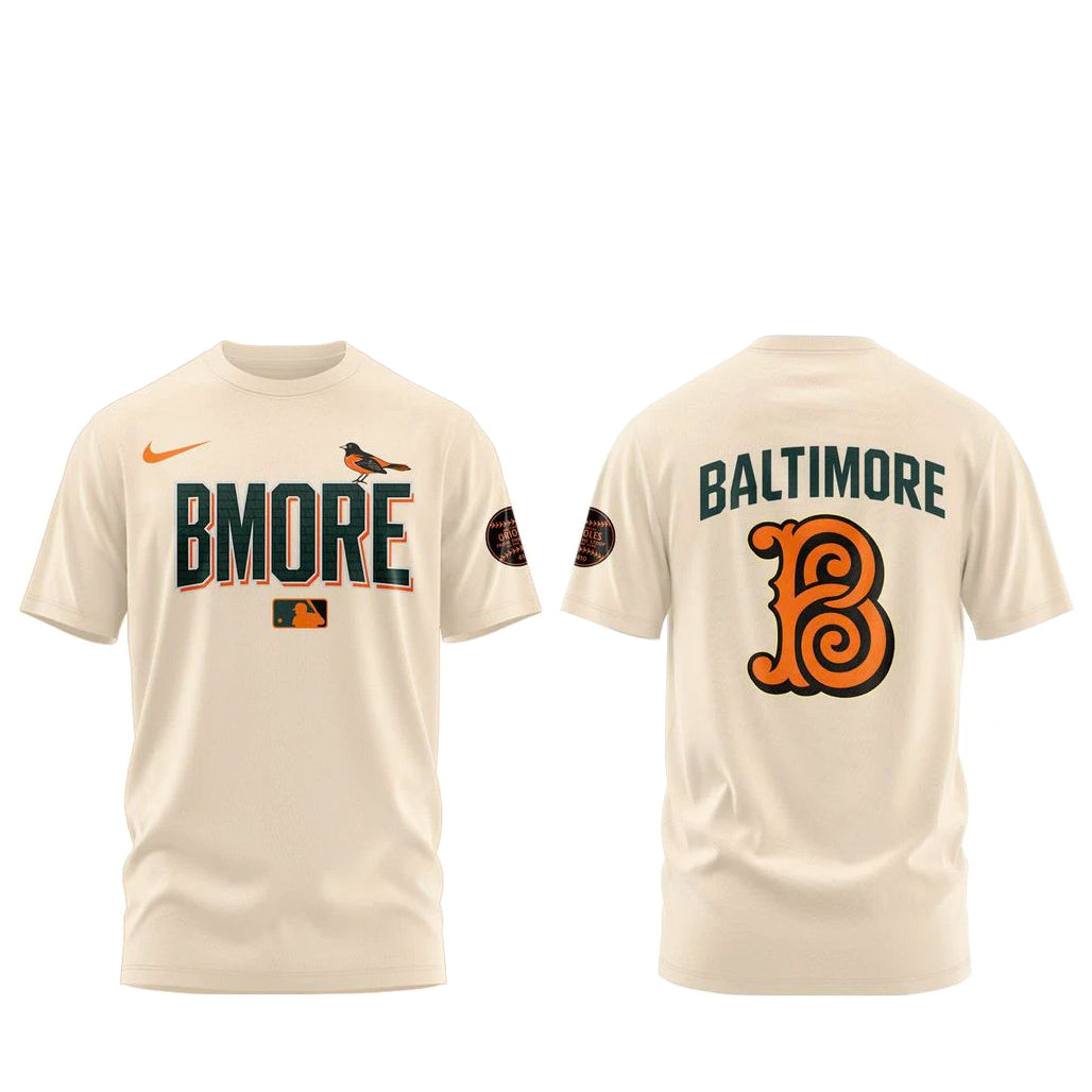 Baltimore Orioles City Connect 2026 Cream Shirt