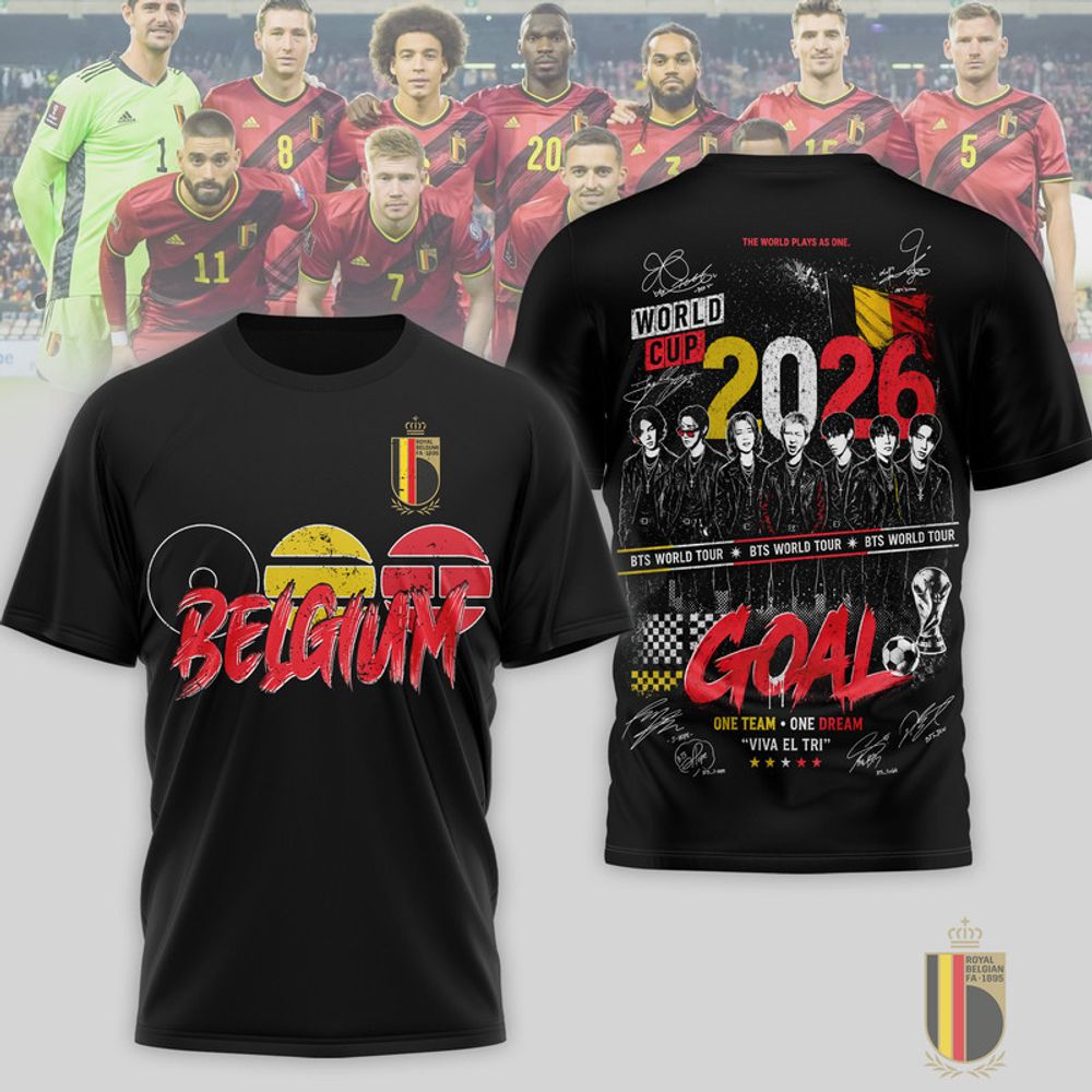 Belgium x BTS FIFA World Cup 2026 Limited Edition Shirt - Playzoneprime