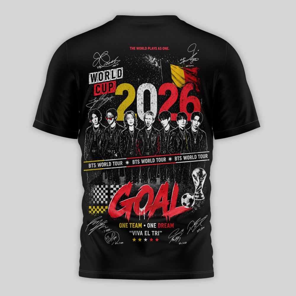 Belgium x BTS FIFA World Cup 2026 Limited Edition Shirt - Playzoneprime