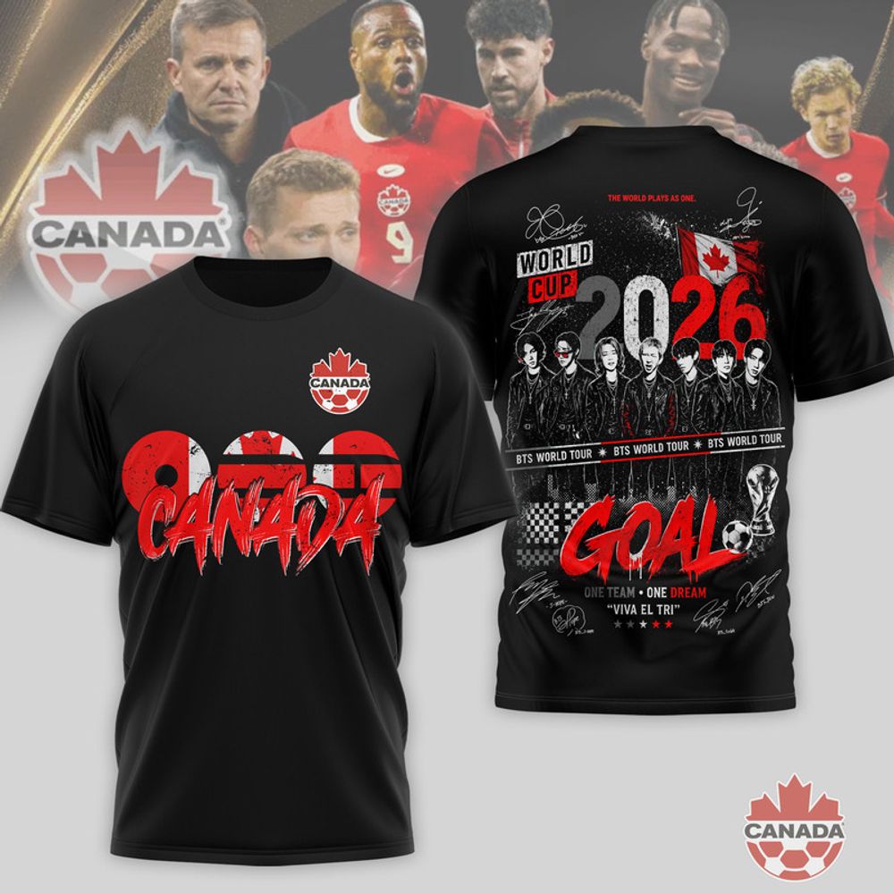 Canada x BTS FIFA World Cup 2026 Limited Edition Shirt - Playzoneprime