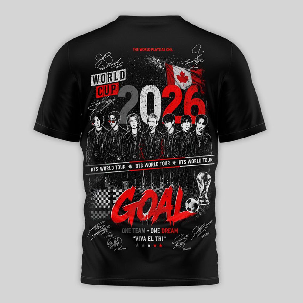 Canada x BTS FIFA World Cup 2026 Limited Edition Shirt - Playzoneprime