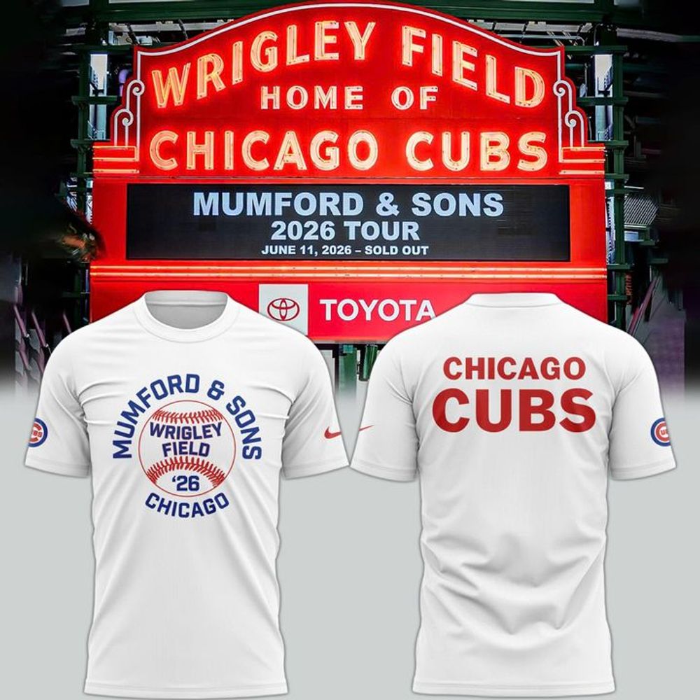 Chicago Cubs x Mumford & Sons 2026 Tour Limited Edition Shirt - Playzoneprime