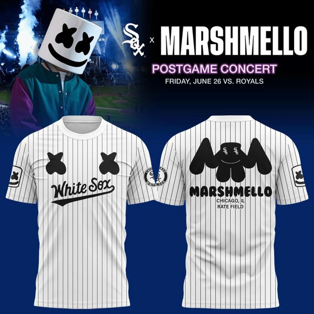 Chicago White Sox x Marshmello Postgame Concerts 2026 Shirt - Playzoneprime