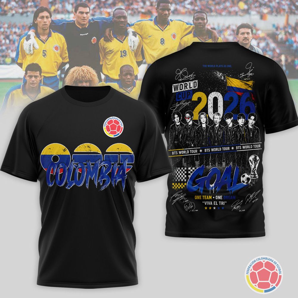 Colombia x BTS FIFA World Cup 2026 Limited Edition Shirt - Playzoneprime