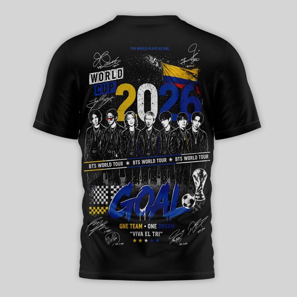 Colombia x BTS FIFA World Cup 2026 Limited Edition Shirt - Playzoneprime