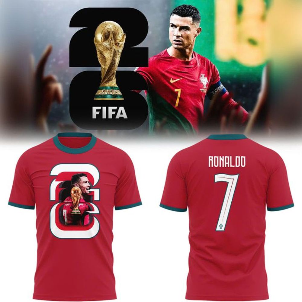 Cristiano Ronaldo Portugal World Cup 2026 Limited Edition Shirt - Playzoneprime