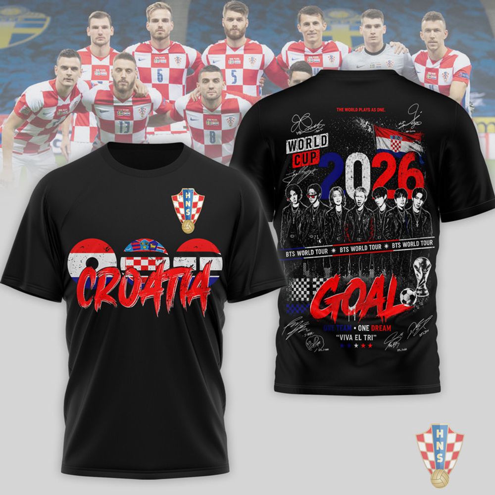 Croatia x BTS FIFA World Cup 2026 Limited Edition Shirt - Playzoneprime