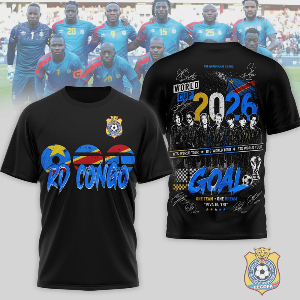 DR Congo x BTS FIFA World Cup 2026 Limited Edition Shirt - Playzoneprime