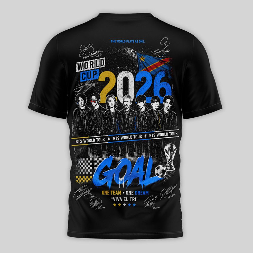 DR Congo x BTS FIFA World Cup 2026 Limited Edition Shirt - Playzoneprime