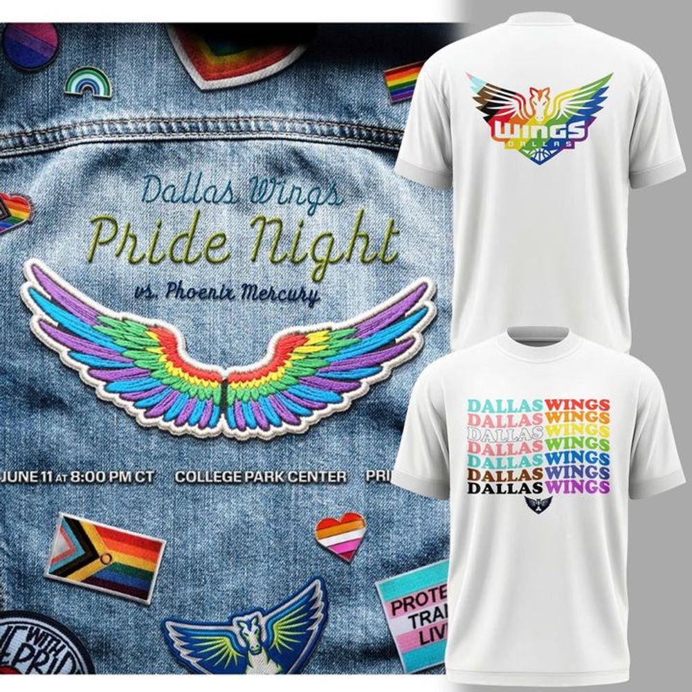 Dallas Wings x Pride Night 2026 Limited Edition Shirt - Playzoneprime