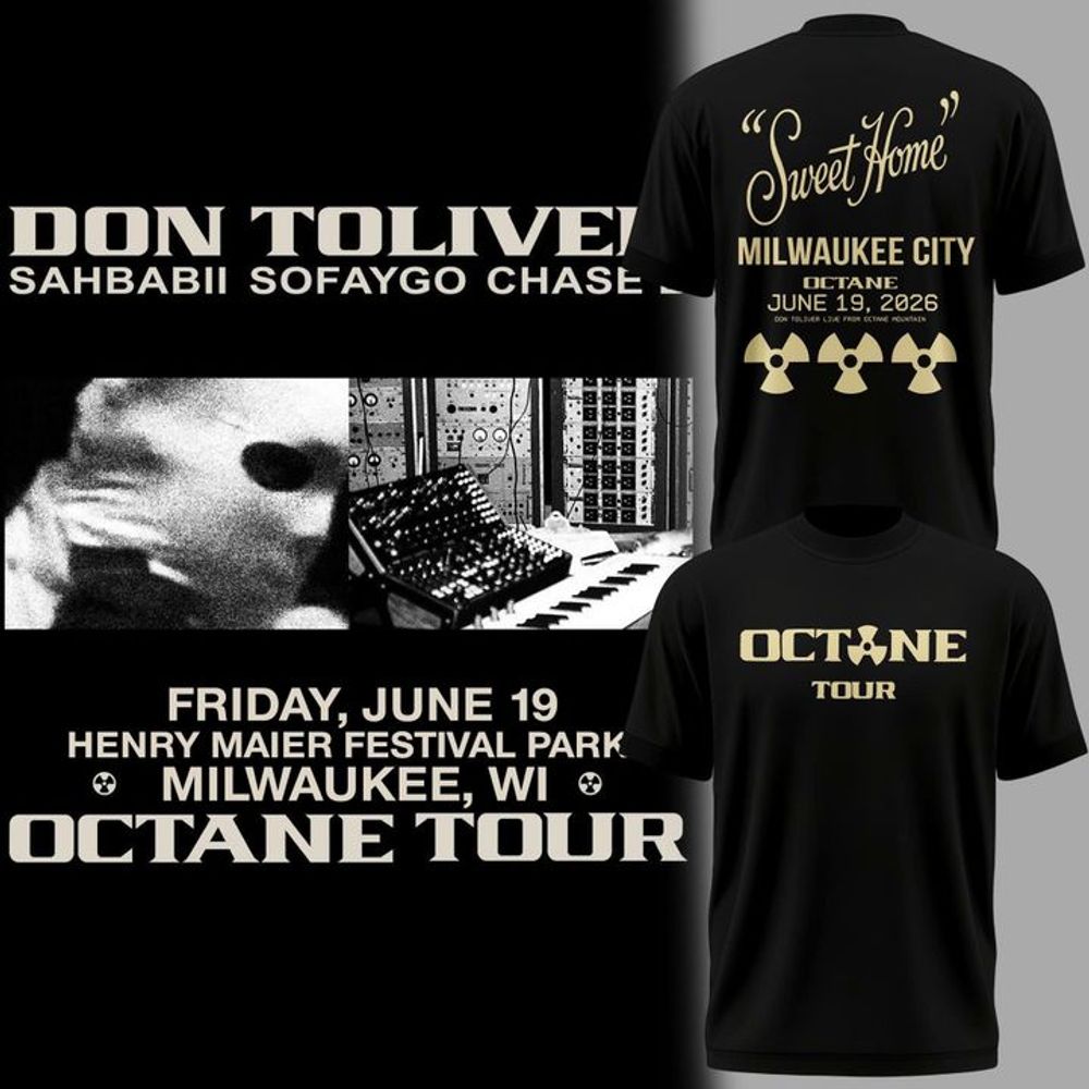 Don Toliver OCTANE Tour 2026 Milwaukee Limited Edition Shirt - Playzoneprime