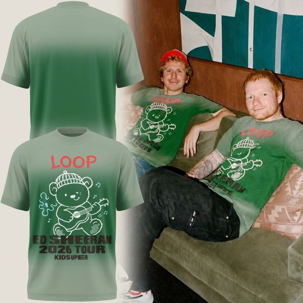 Ed Sheeran Loop Tour "Teddy" 2026 Special Shirt - Playzoneprime