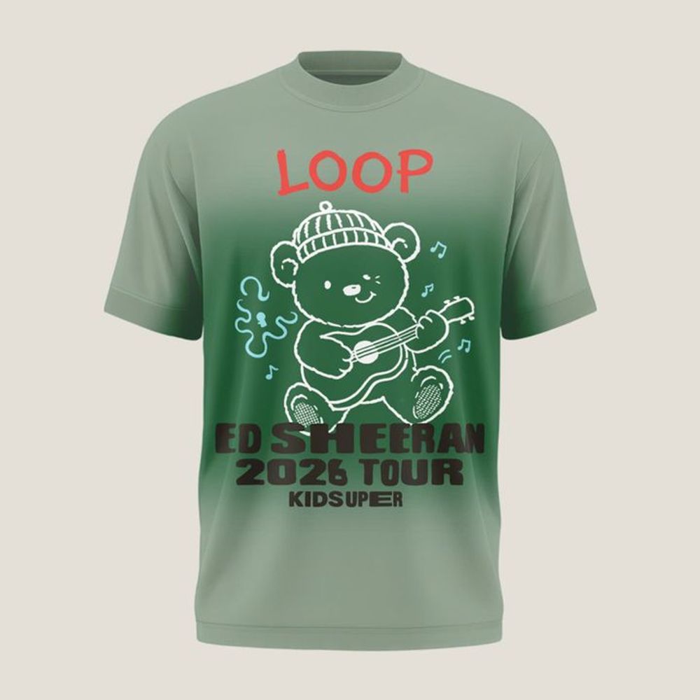 Ed Sheeran Loop Tour "Teddy" 2026 Special Shirt - Playzoneprime