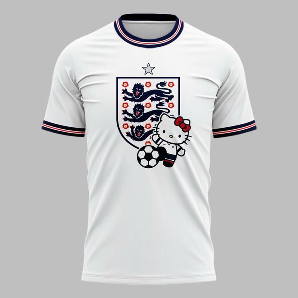 England Soccer x Hello Kitty World Cup 2026 Limited Edition Shirt - Playzoneprime