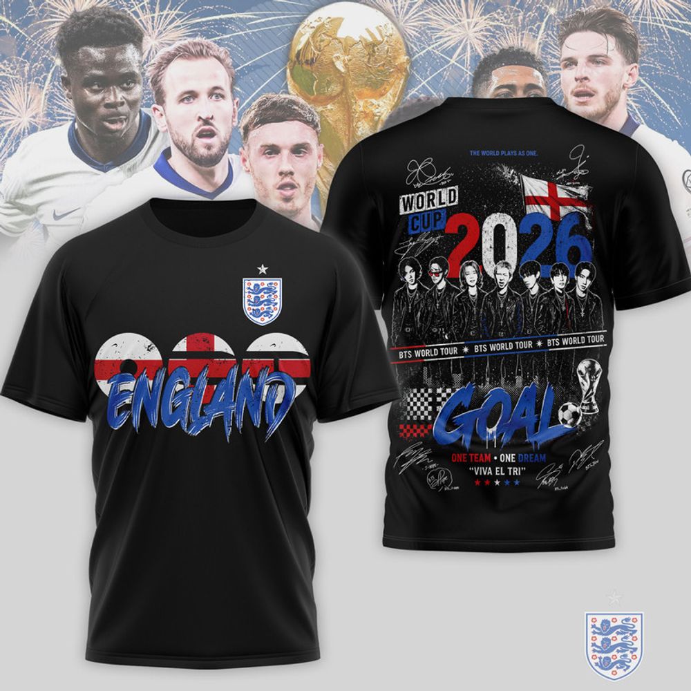 England x BTS FIFA World Cup 2026 Limited Edition Shirt - Playzoneprime