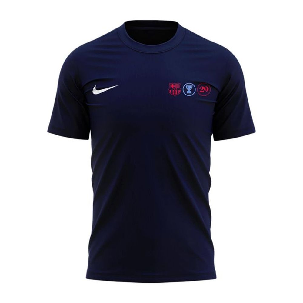 FC Barcelona 2025/26 La Liga Champions Celebration T-Shirt - Playzoneprime