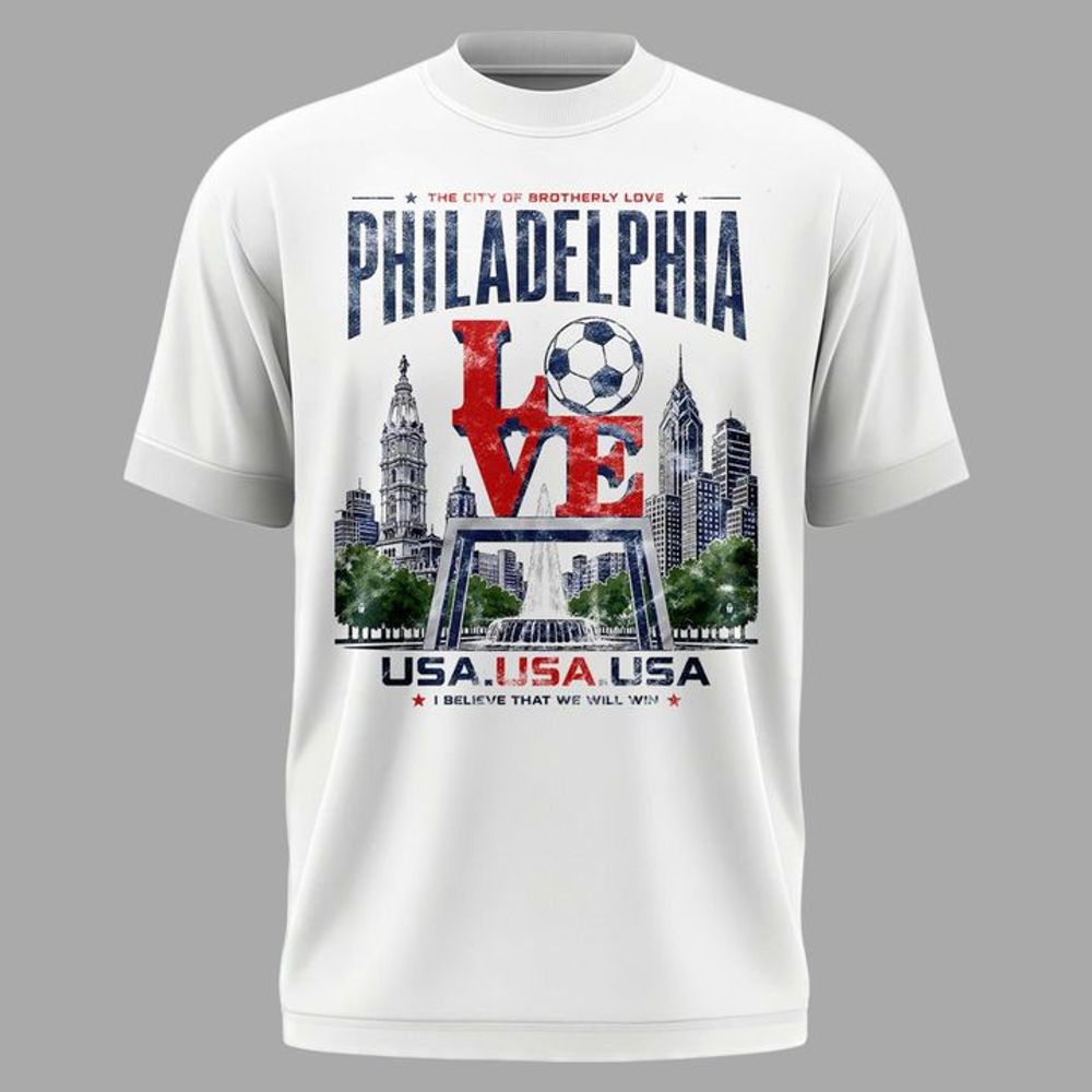 FIFA World Cup 26 Host City Philadelphia Graphic Special Edition Shirt - Playzoneprime