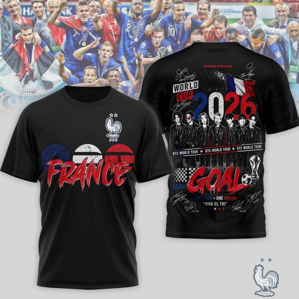 France x BTS FIFA World Cup 2026 Limited Edition Shirt - Playzoneprime