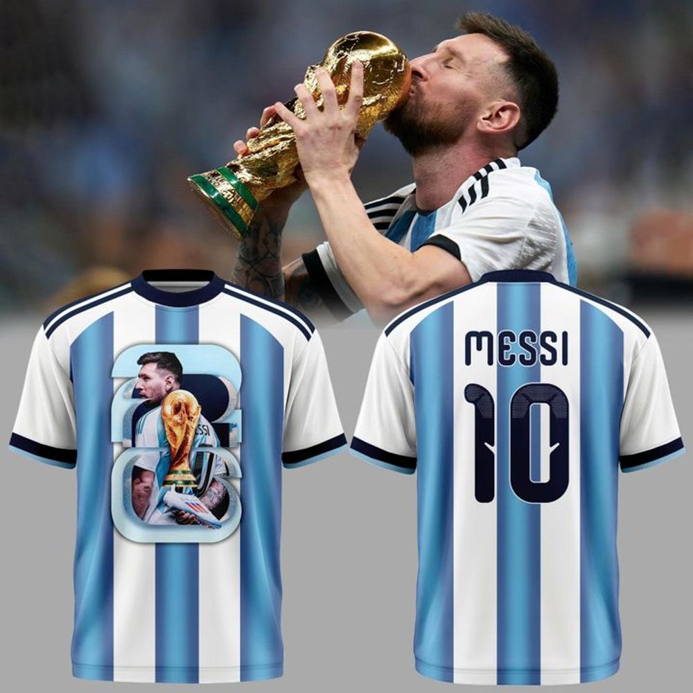 Lionel Messi Argentina World Cup 2026 Limited Edition Shirt - Playzoneprime