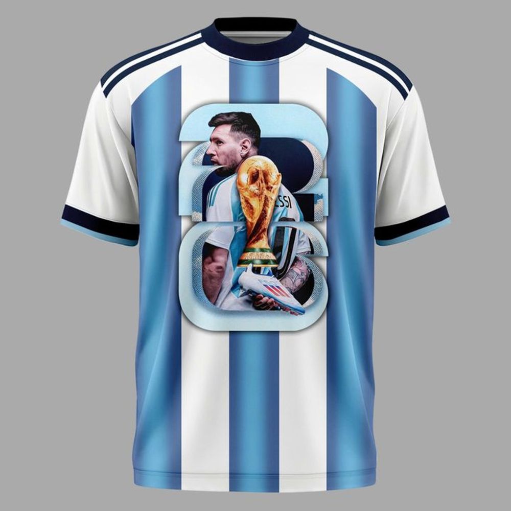 Lionel Messi Argentina World Cup 2026 Limited Edition Shirt - Playzoneprime
