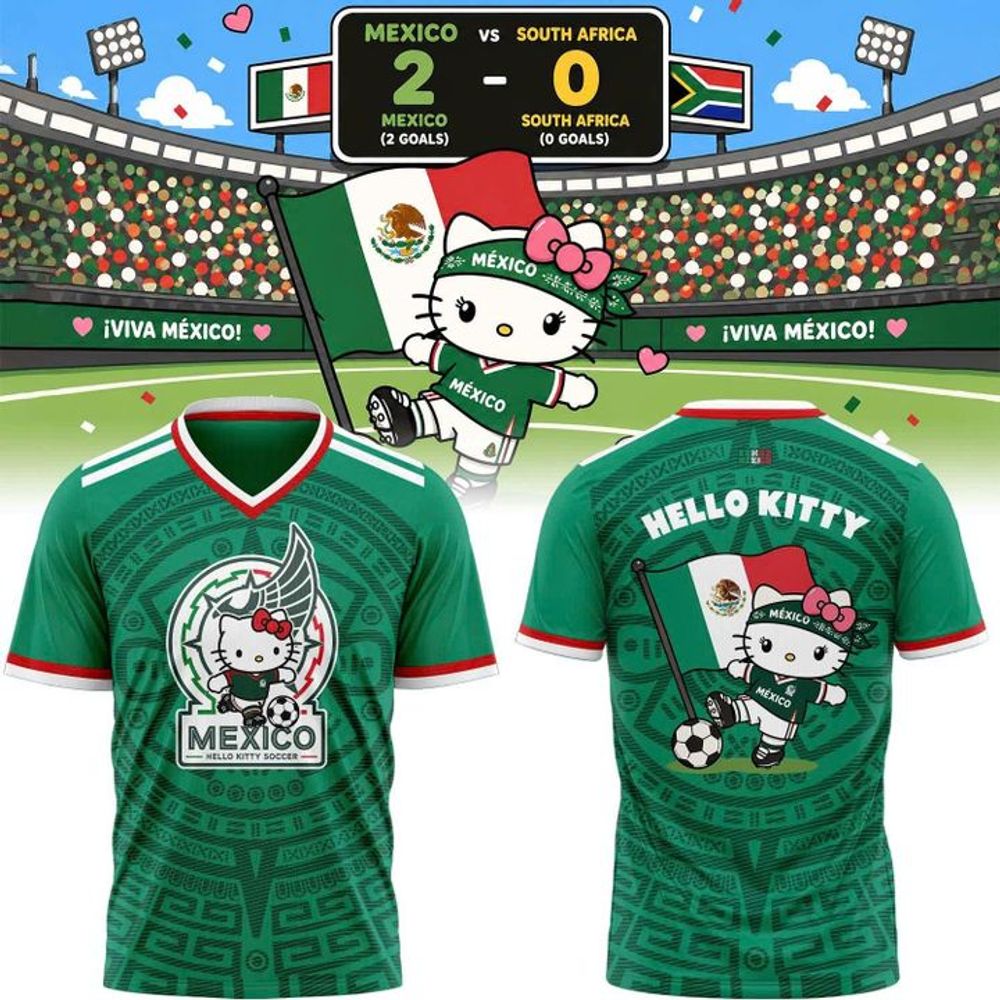 Mexico Soccer x Hello Kitty World Cup 2026 Limited Edition Shirt - Playzoneprime