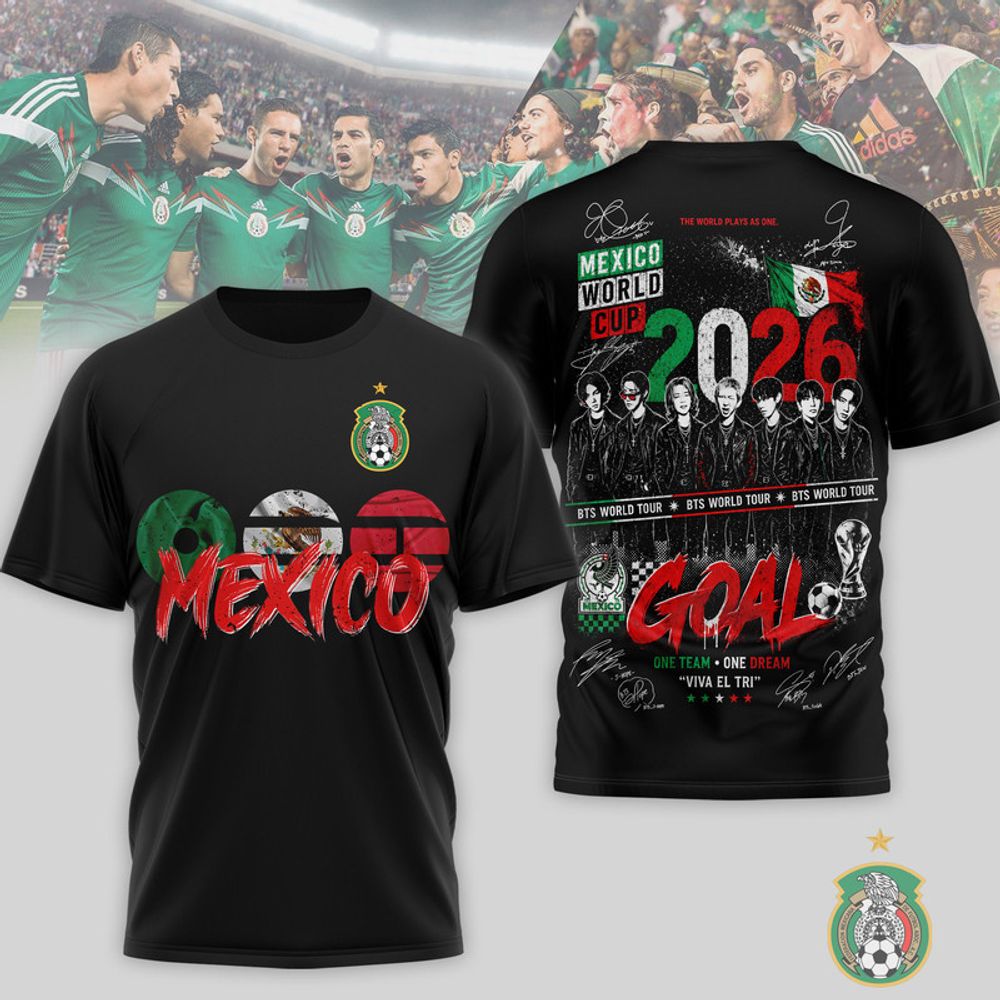 Mexico x BTS FIFA World Cup 2026 Limited Edition Shirt - Playzoneprime