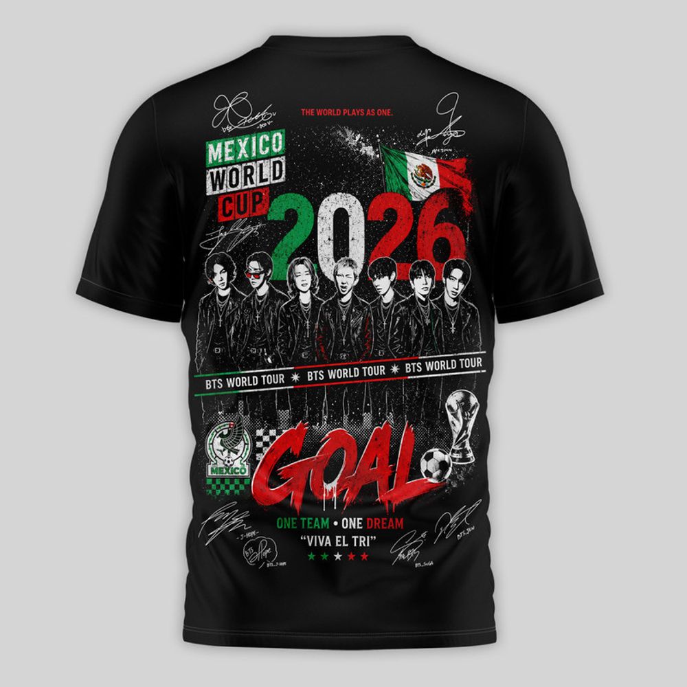 Mexico x BTS FIFA World Cup 2026 Limited Edition Shirt - Playzoneprime