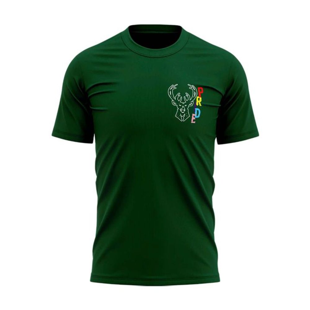 Milwaukee Bucks x Pride Night 2026 Limited Edition Green Shirt - Playzoneprime