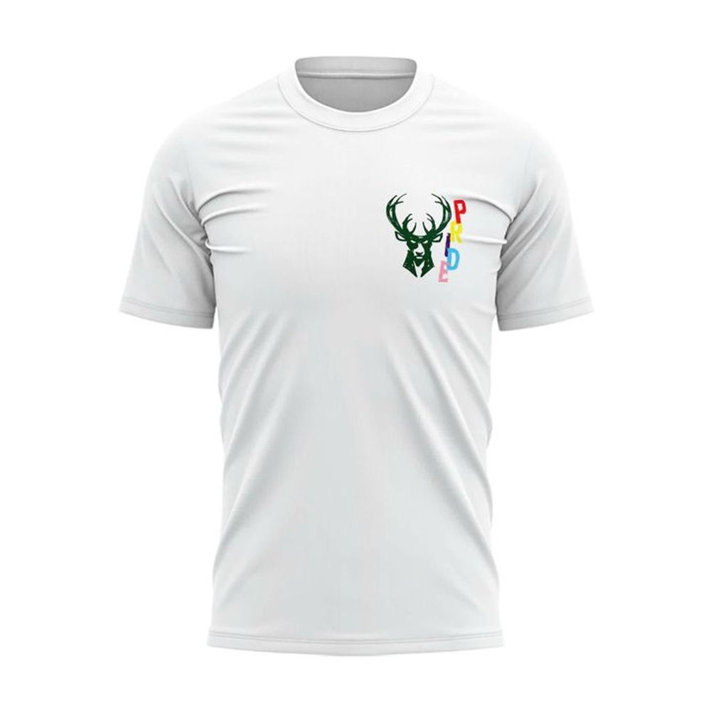 Milwaukee Bucks x Pride Night 2026 Limited Edition White Shirt - Playzoneprime