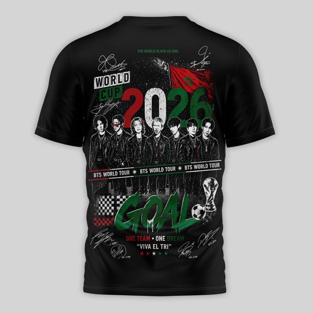 Morocco x BTS FIFA World Cup 2026 Limited Edition Shirt - Playzoneprime