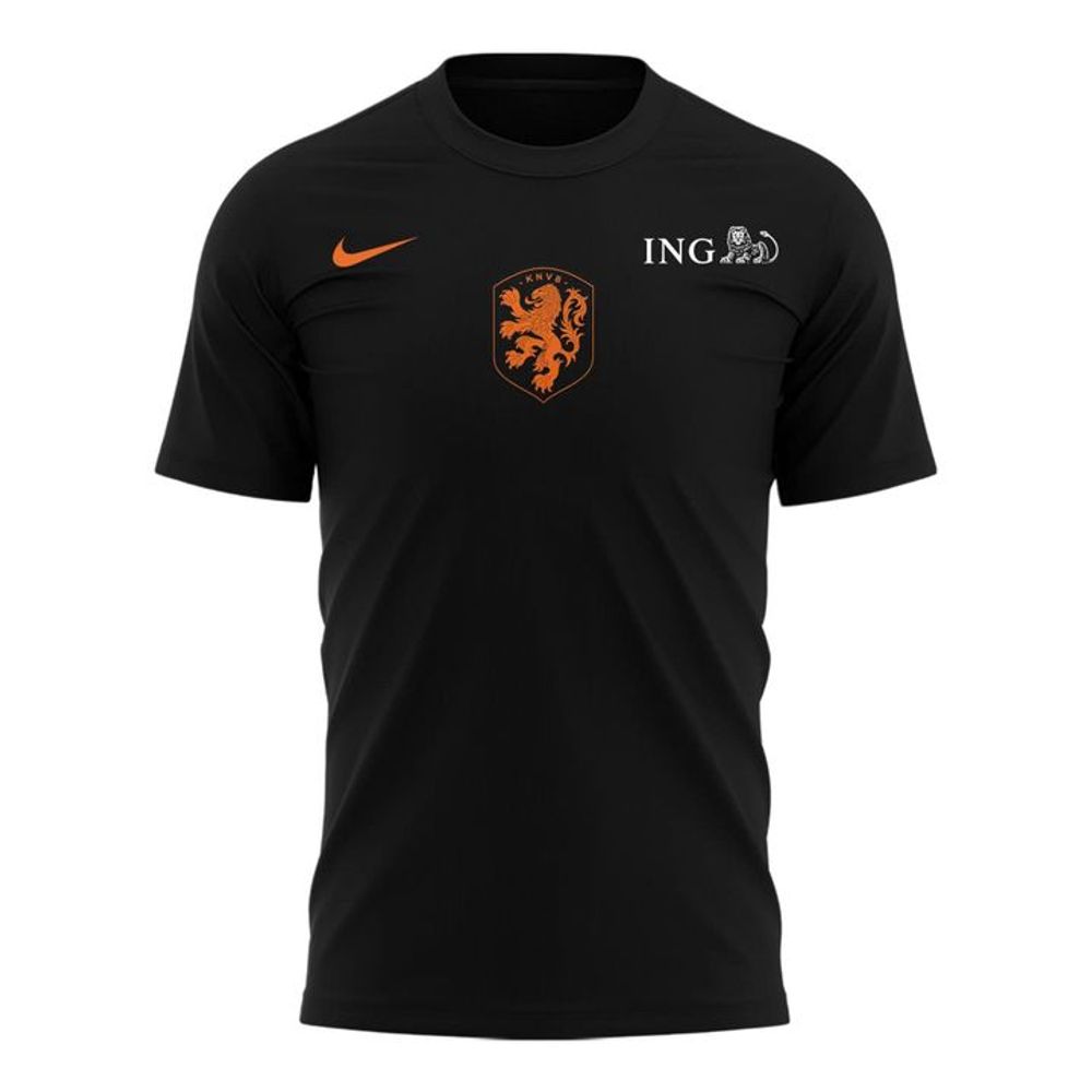 Netherlands 2026 FIFA World Cup Warm Up Black Shirt - Playzoneprime