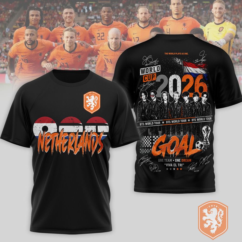 Netherlands x BTS FIFA World Cup 2026 Limited Edition Shirt - Playzoneprime