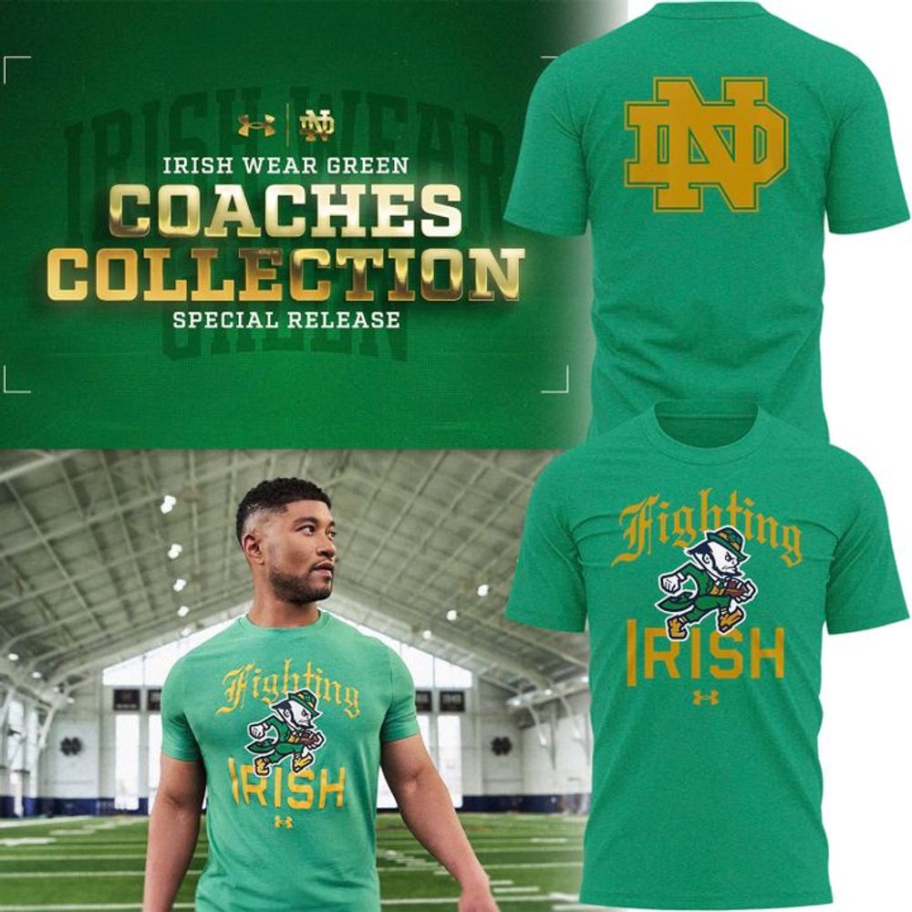 Notre Dame Fighting Irish "Coaches Collection" Limited Edition Shirt - Playzoneprime