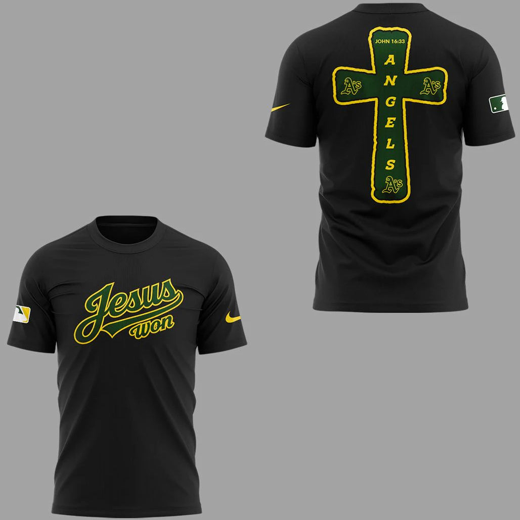 Oakland Athletics x Jesus Won 2026 Shirt