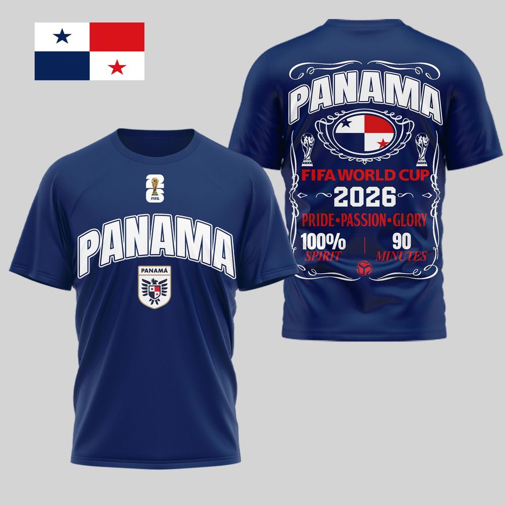 Panama 2026 FIFA World Cup Pride Passion Glory T-Shirt - Playzoneprime
