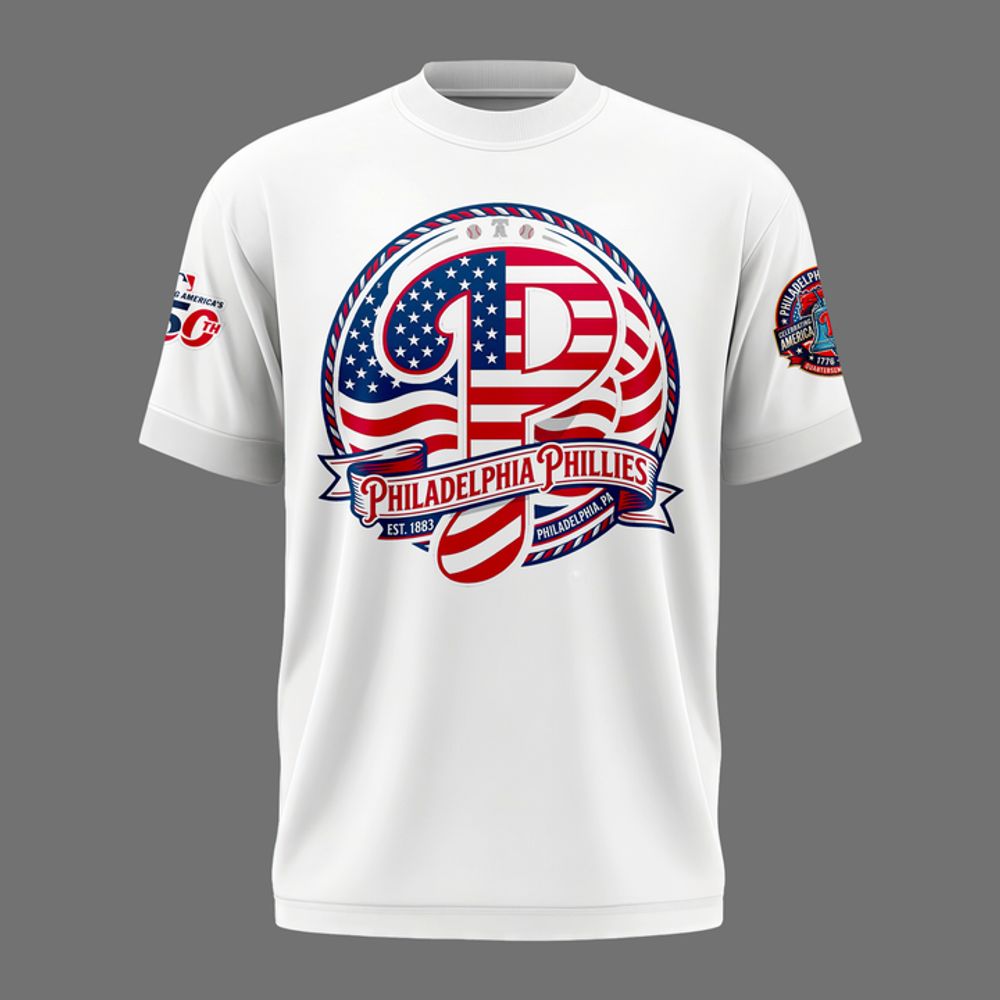Philadelphia Phillies America 250th Anniversary Limited Edition Shirt - Playzoneprime