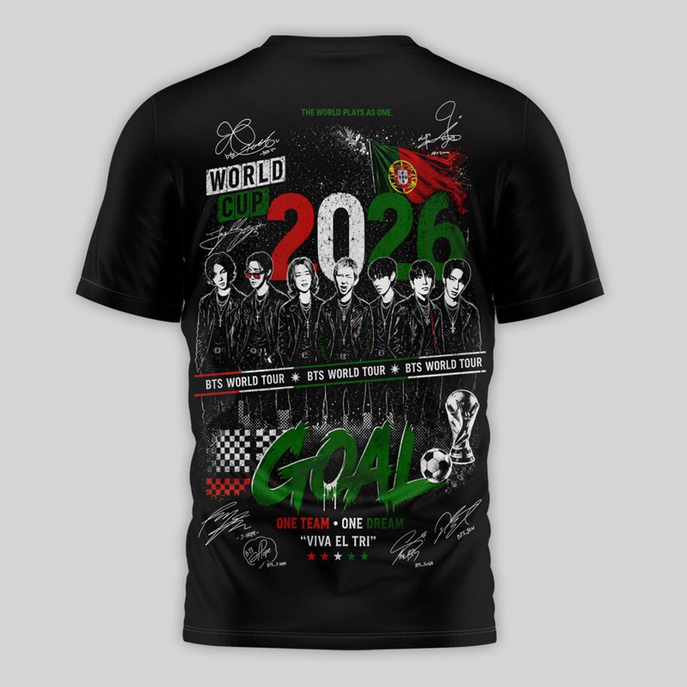 Portugal x BTS FIFA World Cup 2026 Limited Edition Shirt - Playzoneprime