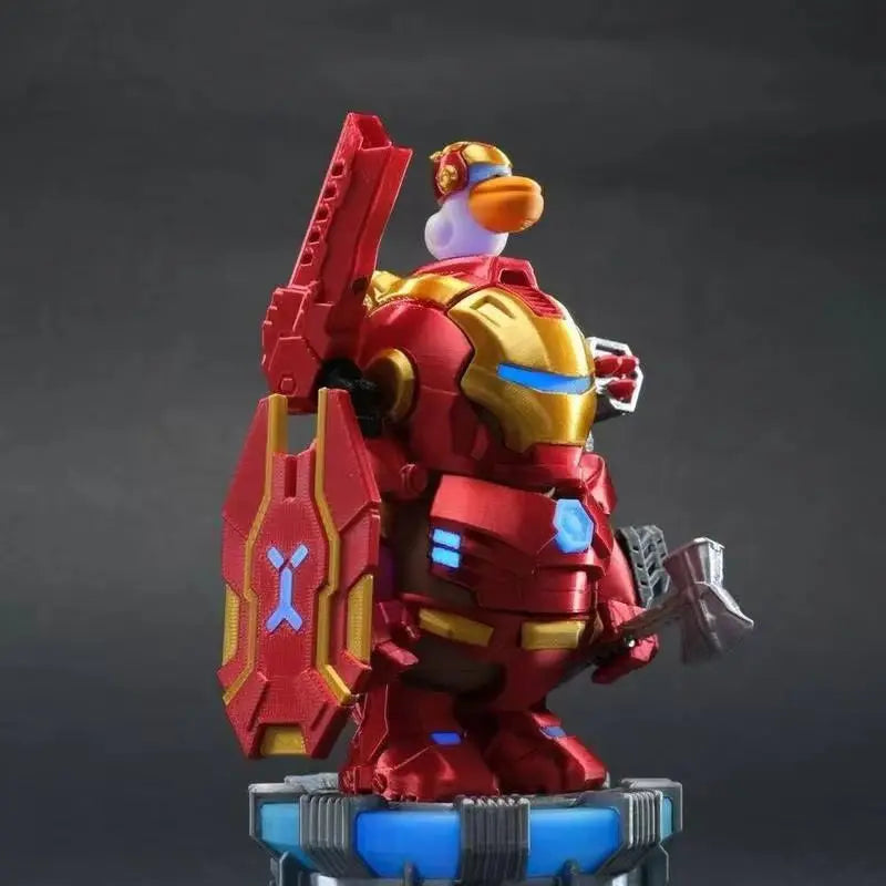 In Stock Cartoon Iron Capybara Hero Magnetic Mecha Armor Capybara Doll Hand Made Creative Toys Collectible Action Figures Gifts