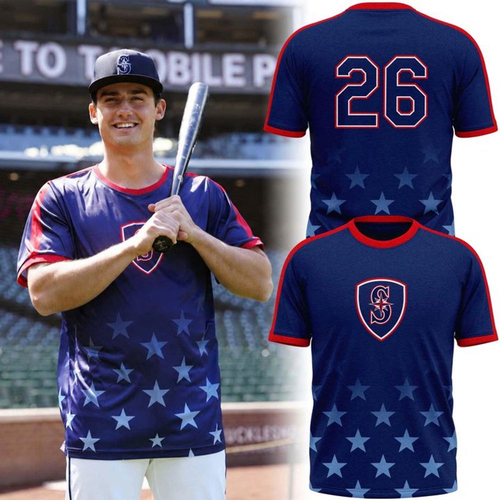 Seattle Mariners 2026 Stars & Stripes Soccer Limited Edition Shirt - Playzoneprime