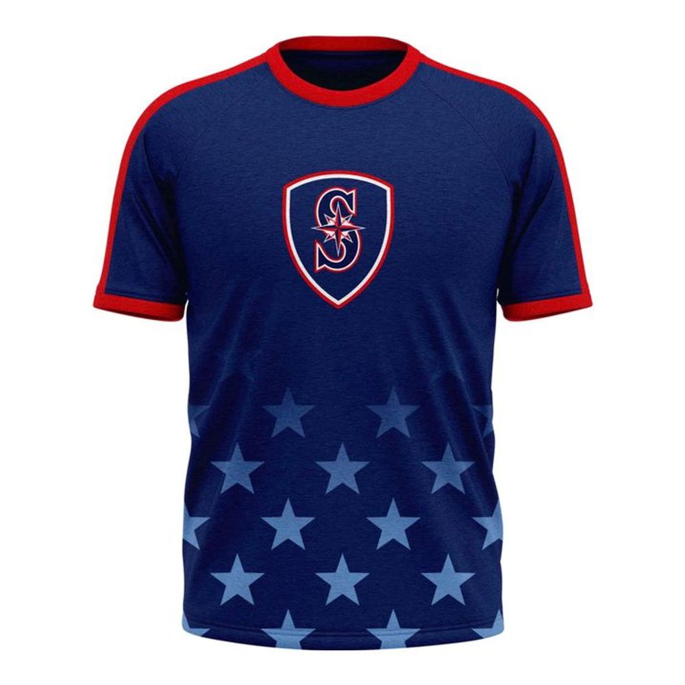 Seattle Mariners 2026 Stars & Stripes Soccer Limited Edition Shirt - Playzoneprime