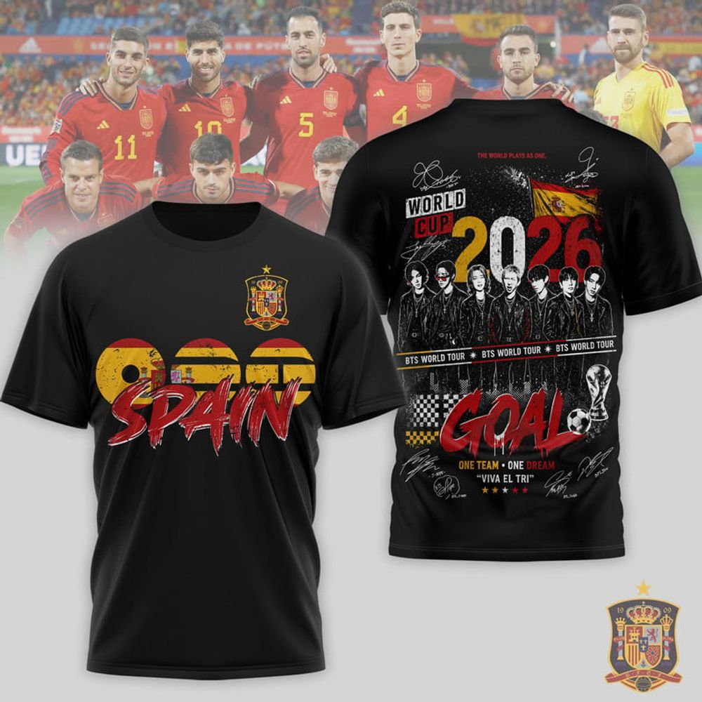 Spain x BTS FIFA World Cup 2026 Limited Edition Shirt - Playzoneprime