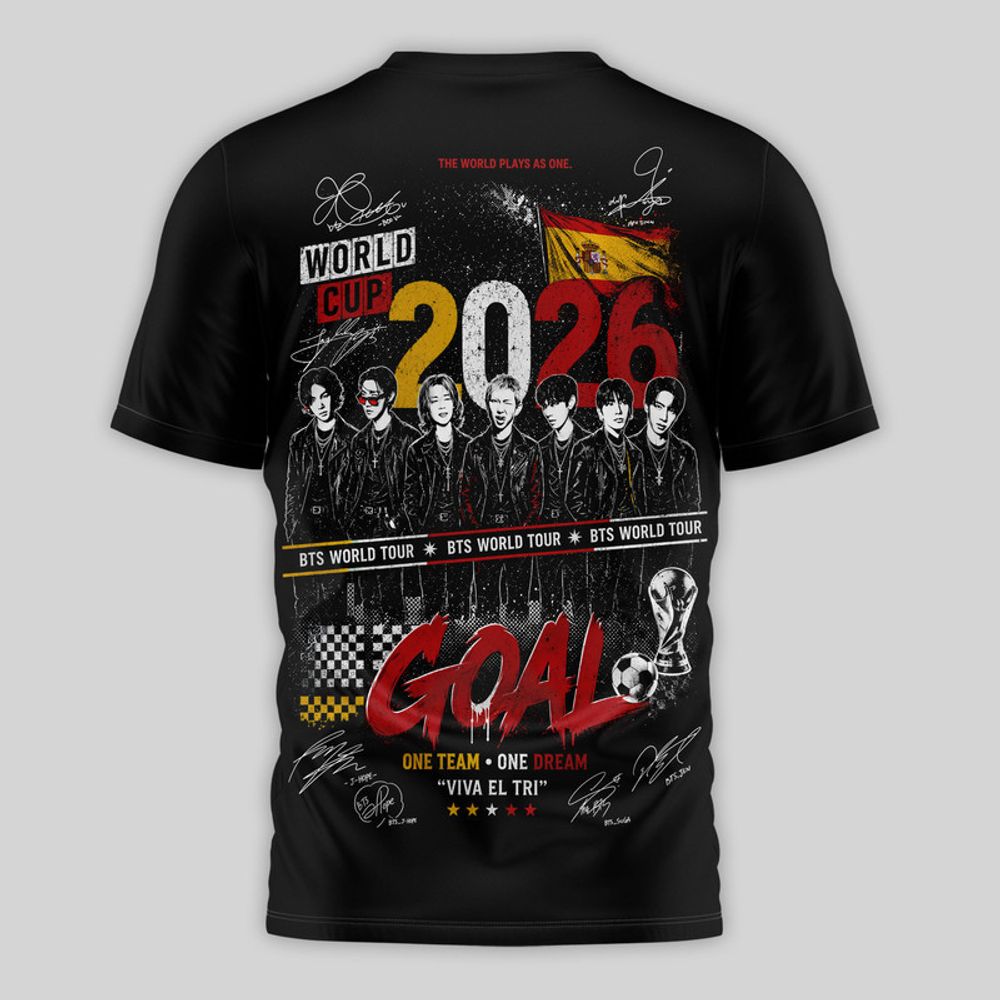 Spain x BTS FIFA World Cup 2026 Limited Edition Shirt - Playzoneprime