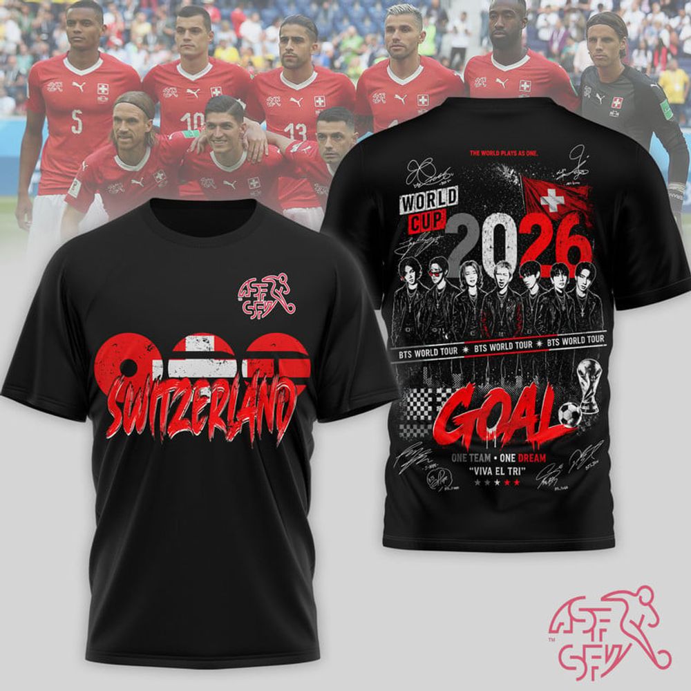 Switzerland x BTS FIFA World Cup 2026 Limited Edition Shirt - Playzoneprime