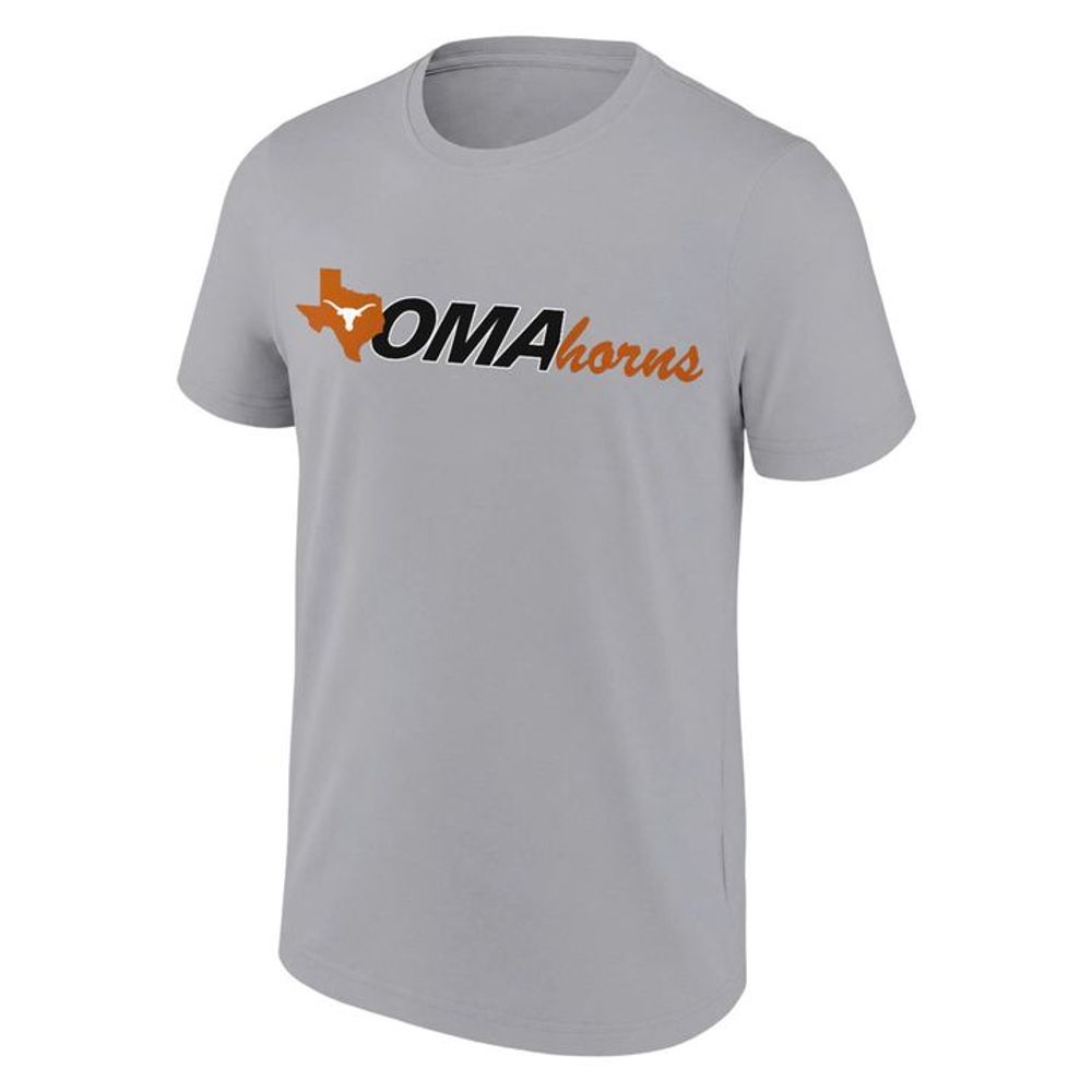 Texas Longhorns 2026 Baseball College World Series Omahorns Shirt - Gray - Playzoneprime