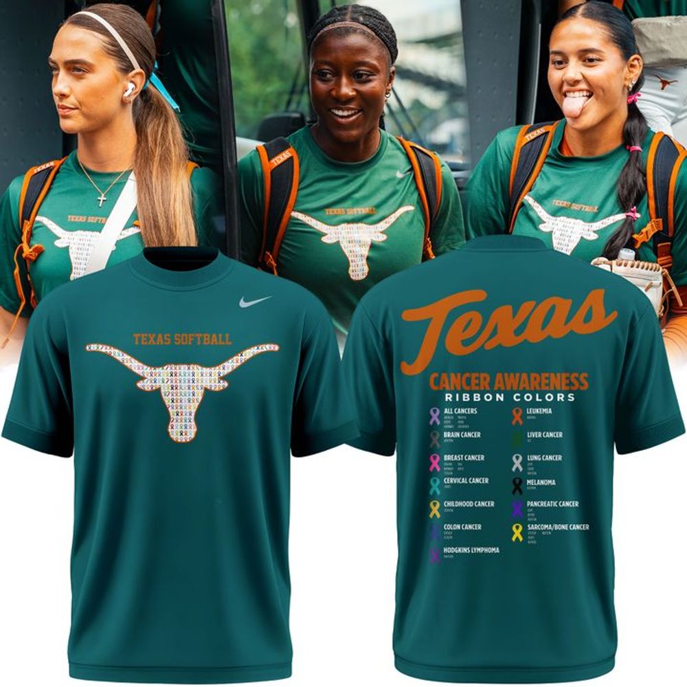 Texas Softball Cancer Awareness Green Special Shirt 2026 - Playzoneprime