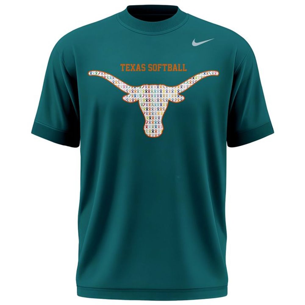 Texas Softball Cancer Awareness Green Special Shirt 2026 - Playzoneprime