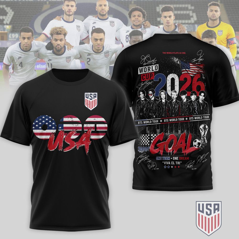 USA x BTS FIFA World Cup 2026 Limited Edition Shirt - Playzoneprime