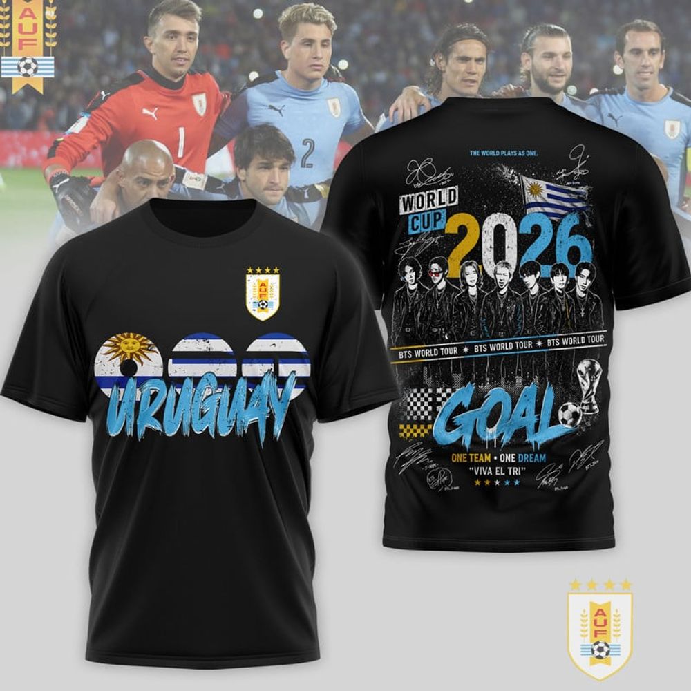 Uruguay x BTS FIFA World Cup 2026 Limited Edition Shirt - Playzoneprime